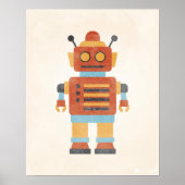 Vintage Robot Poster (Devant)