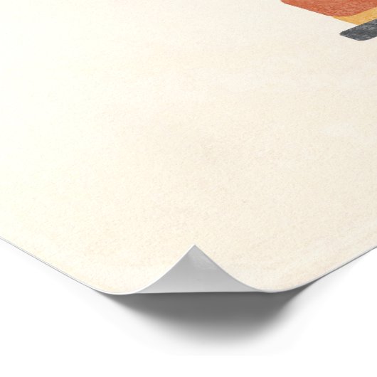 Vintage Robot Poster (Coin)