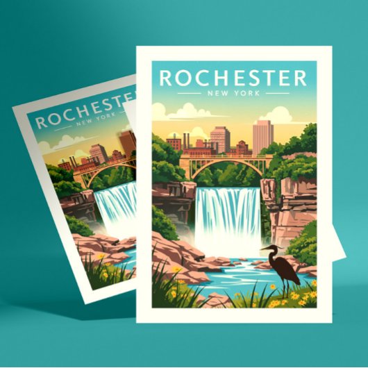 Vintage Rochester New York Briefkaart