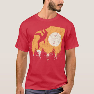 Vintage Rock Climbing Adrenaline Junkie Gift boy T-shirt