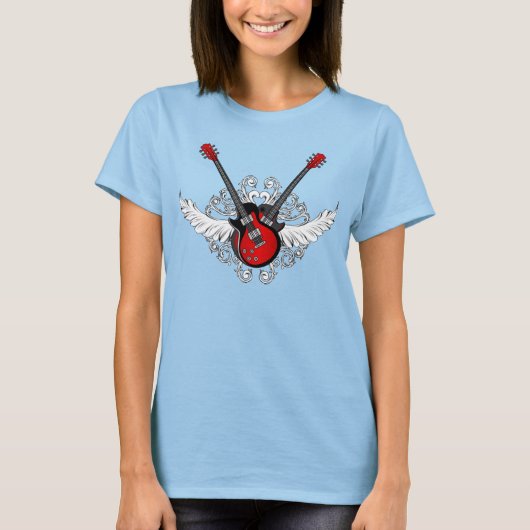 Vintage Rock 'n' Roll Guitars shirt (Voorkant)