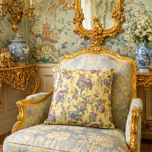 Vintage Rococo Revival Chinoiserie Patroon Kussen