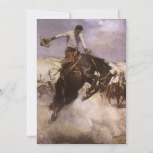 Vintage Rodeo Cowboy, Breezy Riding door WHD Koern