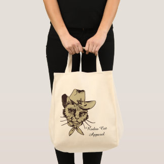 Vintage Rodeo Kat Cowboy Kleding Tote Tas