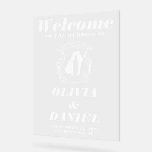 Vintage Romance Welcome for Weddings (Angle)