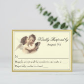 Vintage Romantique Premier Kiss RSVP (Debout devant)