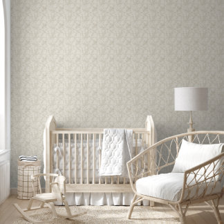 Vintage Romantische Elegante Magnolia Bloem in Bei Behang