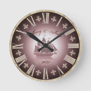 Vintage Ronde Klok