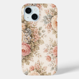 Vintage Roos Bloemmotief | Elegante Pastel