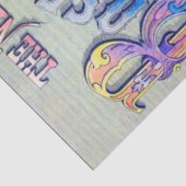 Vintage Roos cultuur Tissuepapier (Detail)