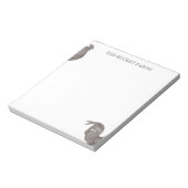 Vintage Rooster Boerderij Notitieblok (Gedraaid)