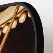 Vintage Rooster Carousel Pickleball Paddle (Links Detail)