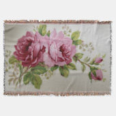 Vintage Rose Elegance  Deken (Voorkant)
