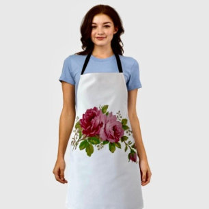 Vintage Rose Elegantie Schort