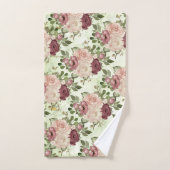 Vintage Rose Floral (Serviette à main)