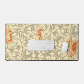 Vintage rose gris botanique (Clavier et souris)