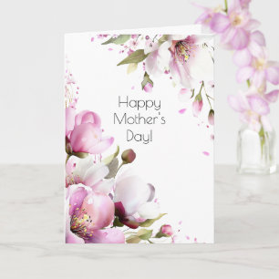 Vintage Rose Moederdagkaart Kaart