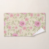 Vintage Rose rose rose floral (Serviette à main)