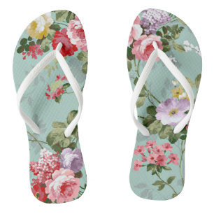 Vintage Rose Slanke Bandjes Flip Flops