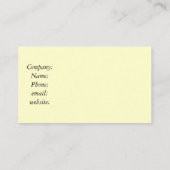 Vintage, Roses rouges, Carte de visite (Dos)