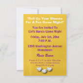 Vintage Rosie Funny Bunco Invite Kaart (Achterkant)