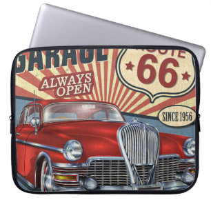 Vintage Route 66 Laptop Sleeve