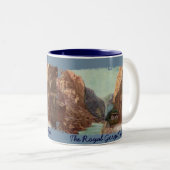 Vintage Royal Gorge Train Coffee Mug (Devant droit)