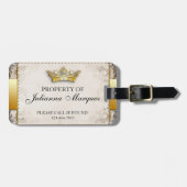 Vintage Royalty-eigendom, van Bagagelabel (Voorkant horizontaal)