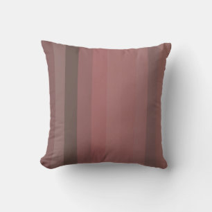Vintage Roze & Cacao Verticale Strepen Kussen