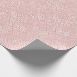 Vintage Roze metaal Cadeaupapier