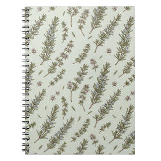 Vintage Rozemarijn & Tijm Botanisch Notitieboek