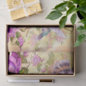 Vintage Rozen en kalkoenen Ontkoppeling Tissuepapier (Geschenk)