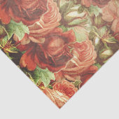 Vintage Rozen Grunge Tissuepapier (Detail)