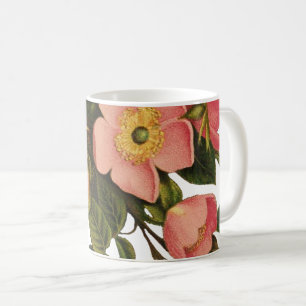 Vintage Rozen Mooie Roze Botanisch Koffiemok