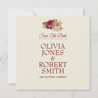 Vintage Rozen Save The Date