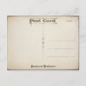 Vintage Rozen Valentijn Briefkaart (Achterkant)