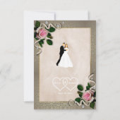 Vintage RSVP Kaartje (Achterkant)