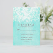 vintage RSVP - lumières à cordes - bleu (Debout devant)