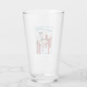 Vintage Rudolph Strutting Boire du verre (Dos)