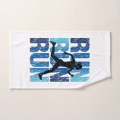 Vintage Runner Girl (Serviette à main)