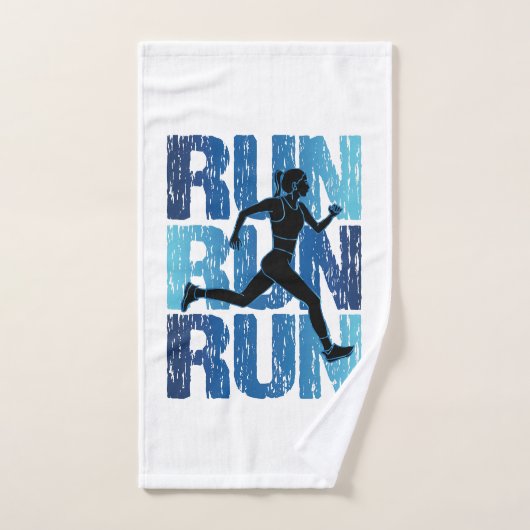 Vintage Runner Girl (Serviette à main)