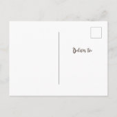 Vintage Rustic Briefkaart Journal Stickers (Achterkant)