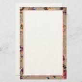 Vintage Rustic Floral Briefpapier (Voorkant / Achterkant)