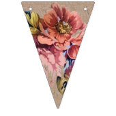 Vintage Rustic Floral Vlaggetjes (Eerste vlag)