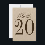Vintage Rustic Mariage Numéro de table<br><div class="desc">Cartes vintage Rustic Mariage Numéro de tableau. Parfait pour la douche nuptiale,  fête d'anniversaire,  restaurants,  fêtes et événements spéciaux.</div>