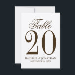 Vintage Rustic Mariage Numéro de table<br><div class="desc">Cartes vintage Rustic Mariage Numéro de tableau. Parfait pour la douche nuptiale,  fête d'anniversaire,  restaurants,  fêtes et événements spéciaux.</div>