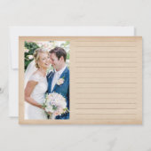 Vintage Rustic Photo Collage Merci Cartes (Dos)