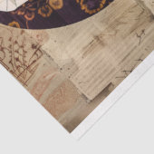 Vintage Rustic Textuur Kraan Collage Decoupage Tissuepapier (Detail)