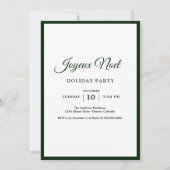 Vintage Rustieke Franse Joyeux Noel  Kaart (Achterkant)