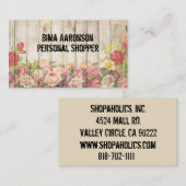 Vintage Rustisch Visitekaartje (Voorkant / Achterkant)